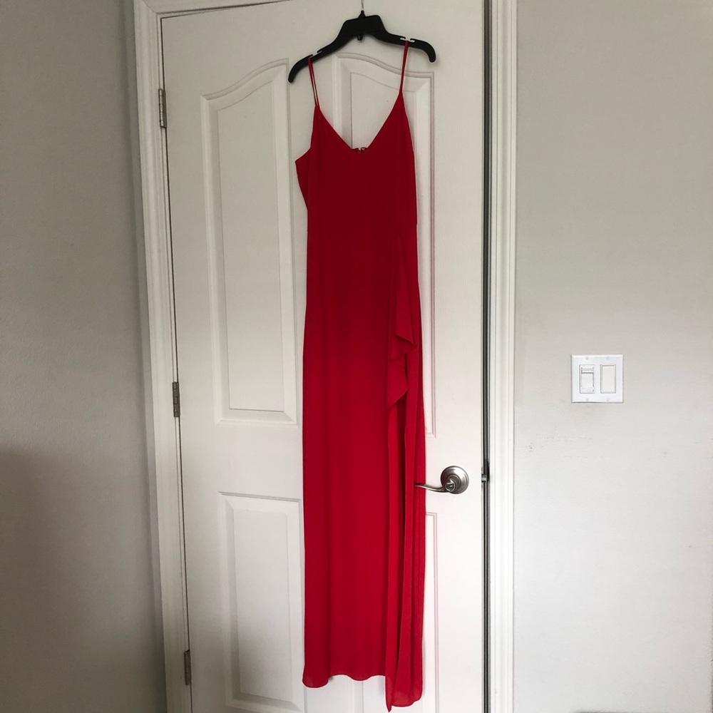 Express Red Maxi Dress